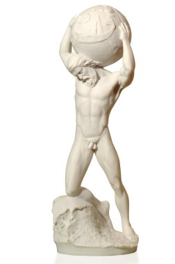 Marble statue of a man clipart