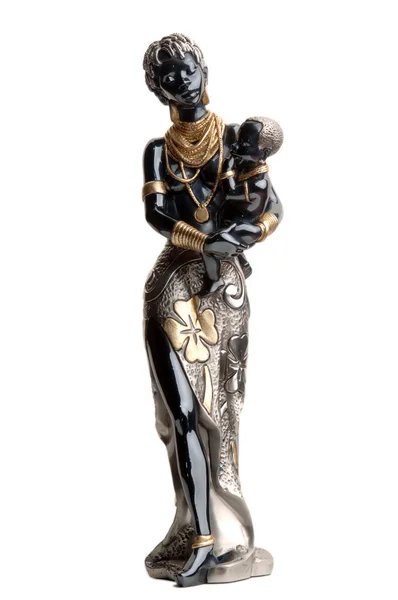 Estatua de una mujer africana — Foto de Stock
