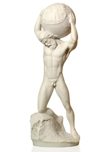 Marmurowy posąg człowieka — Zdjęcie stockowe