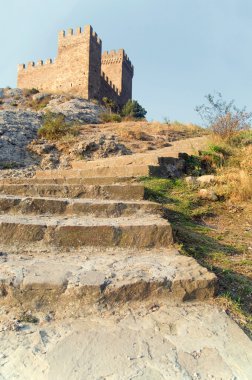 Ruins of an ancient fortress