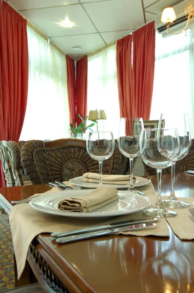 Interior Restaurant Made Style Ukrainian Cuisine — Stock Photo, Image
