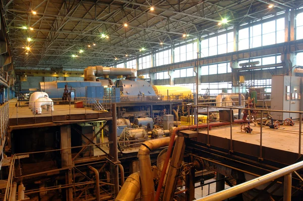 Fabrika Ile Yakıt Enerji Üretimi Için Donatım — Stok fotoğraf