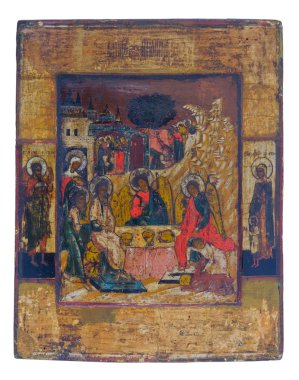kırpma yolu ile Ortodoks Kilisesi'nin antik kutsal kişilerin resmi