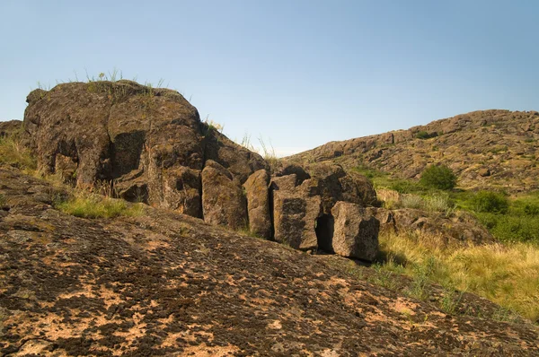 Tumbas Piedra Reserva Ucrania —  Fotos de Stock