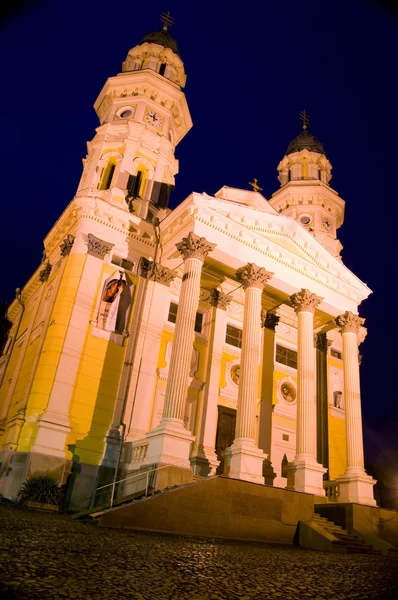 Catedral greco-católica en la ciudad de Uzhgorod, Ucrania — Foto de Stock