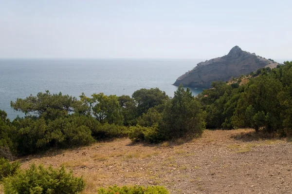 Roca Mar Paisaje Crimea Ucrania — Foto de Stock