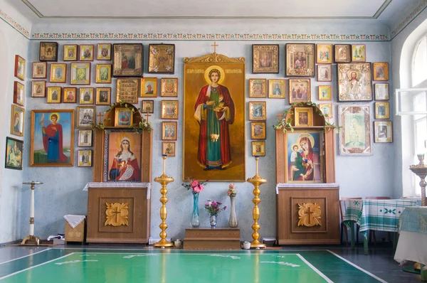 Ikon Élvonalban Ortodox Egyház — Stock Fotó