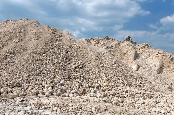 Mound of gravel — Stock Photo, Image