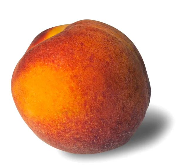 Juicy Peach Isolated Background — Stock Photo, Image