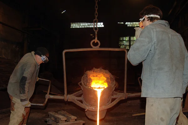 Промышленная металлургия — стоковое фото