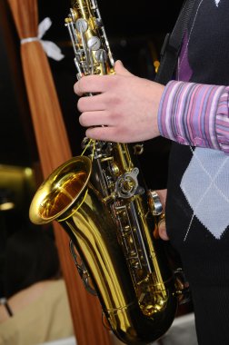 Jazz Saxophone Player clipart