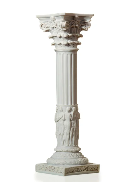 Standbeeld van kolommen in Griekse stijl — Stockfoto
