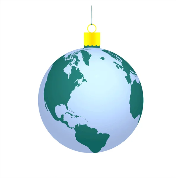 Elochnaya toy globe — Stock Photo, Image