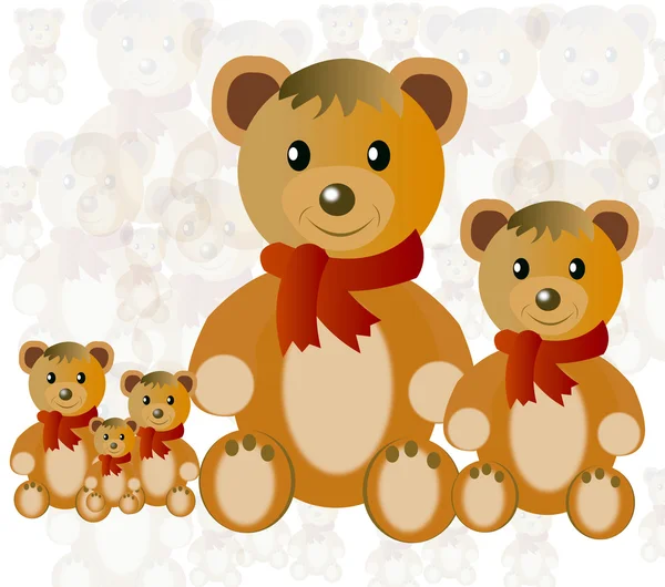 Speelgoed kwekerij teddy bear — Stockfoto