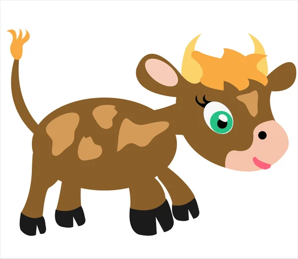Animal oxen — Stock Vector