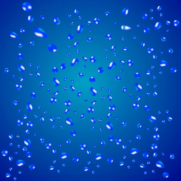 Έβγαλες γλυκό νερό σε στροφή μπλε φόντο — Διανυσματικό Αρχείο