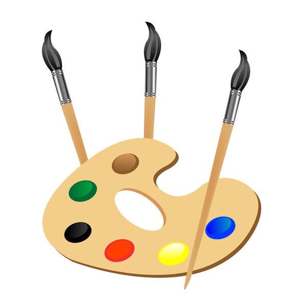 Кисты и краски
