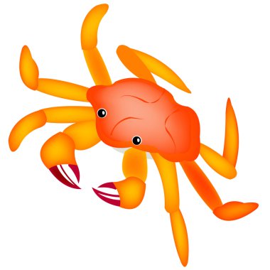 Sea crab clipart