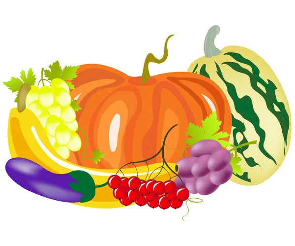 Grönsaker och frukt — Stock vektor