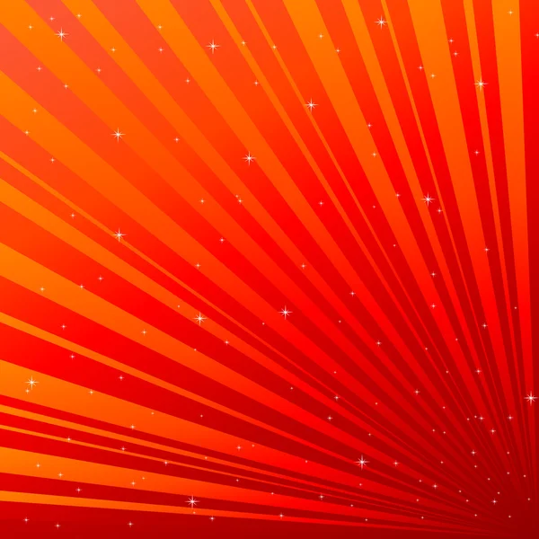 Roter Hintergrund mit Stern — Stockvektor