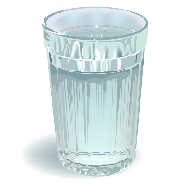 Glas water — Stockvector