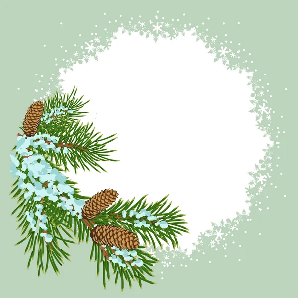 Vánoční dekorace transparent — Stockový vektor