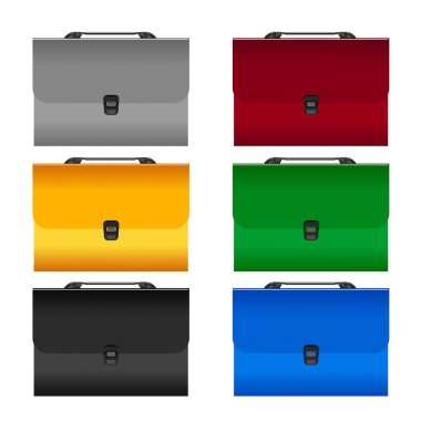 The set document case clipart