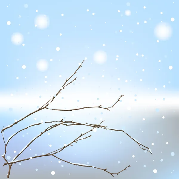 El hilo de fondo de invierno — Archivo Imágenes Vectoriales