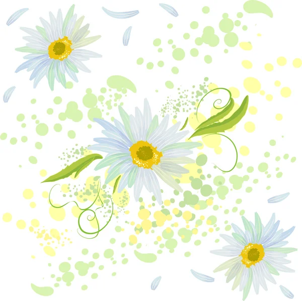 Flower seampless background texture — Stock Vector