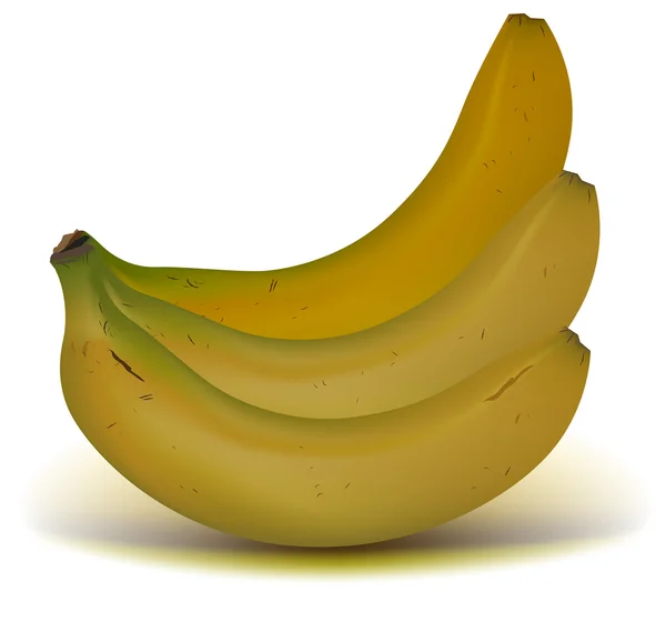 Kilka Bananów Ilustracja Wektorowym Formacie Eps — Wektor stockowy