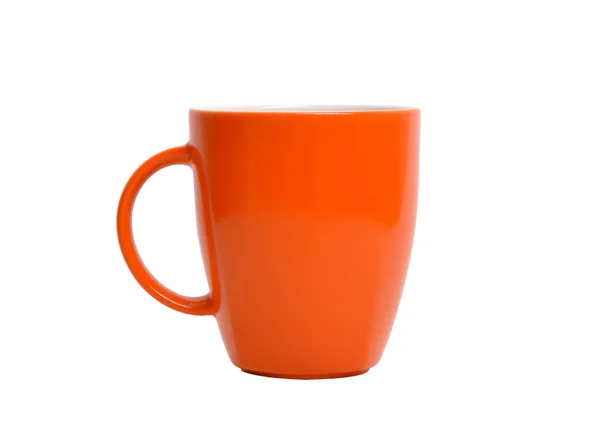 Orangefarbene Tasse — Stockfoto
