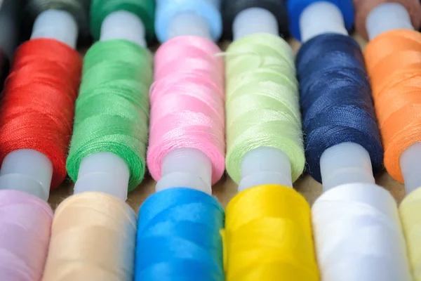 Threads for embroidery Stock Image