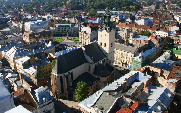 Panorama města lvov — Stock fotografie