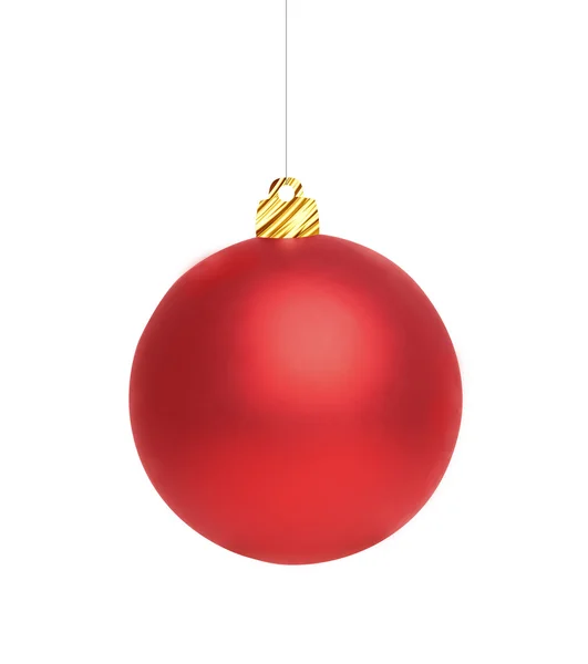 stock image New year's red ball