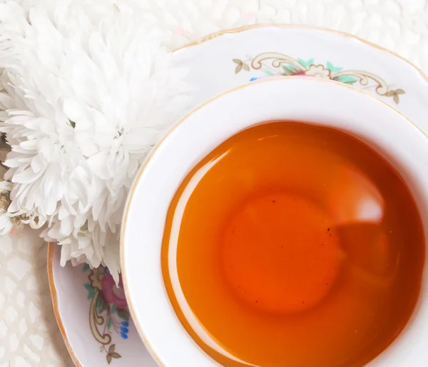 ถ้วยชาพอร์ซเลนโบราณ — ภาพถ่ายสต็อก