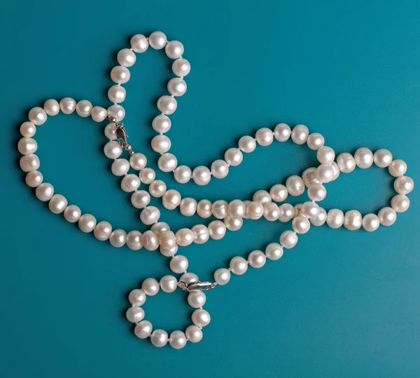 Vita pärlor — Stockfoto