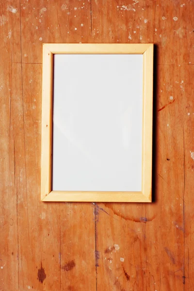 stock image Photoframe on wooden background