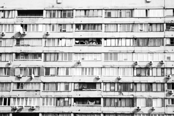 Patrón de ventanas, fuerte contraste , — Foto de Stock