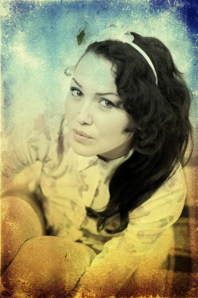 Genç güzellik kadın portresi — Stok fotoğraf