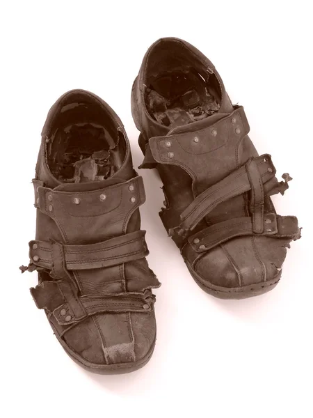 Sapatos desgastados — Fotografia de Stock
