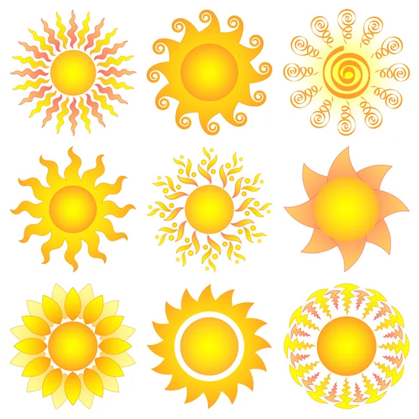 Solen — Stock vektor
