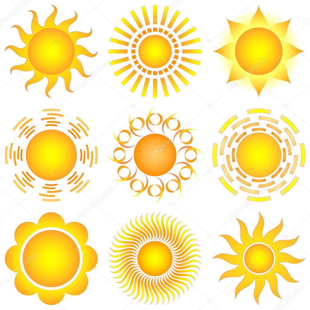 Sun set — Stock Vector © DLeonis #4634199