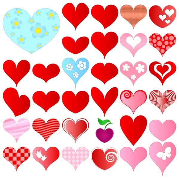 Set de valentines — Image vectorielle