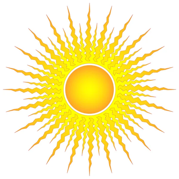 Sol ornamental — Vetor de Stock
