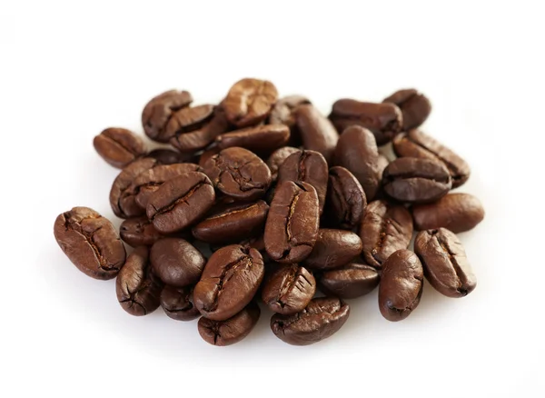 Кава в зернах макросу — стокове фото