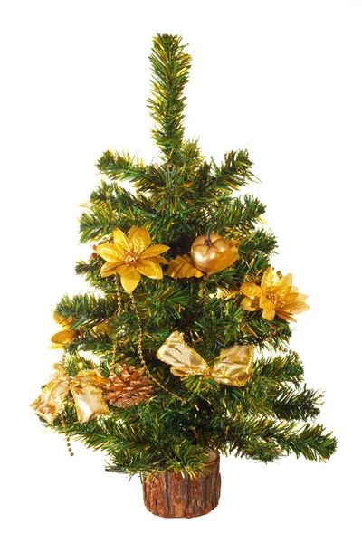 Kerstboom, geïsoleerd — Stockfoto