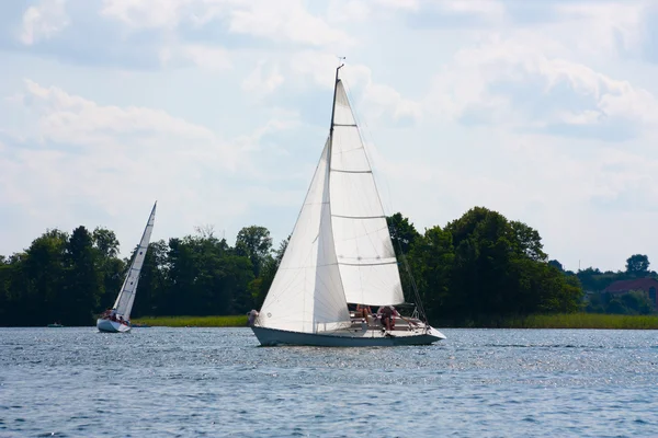 stock image Yacht on the lake