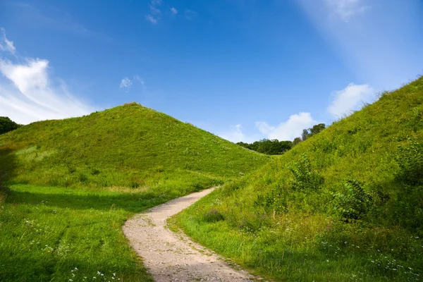 Green hill, summer — Stock Photo, Image