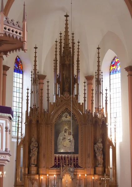 Altar na Igreja Católica — Fotografia de Stock
