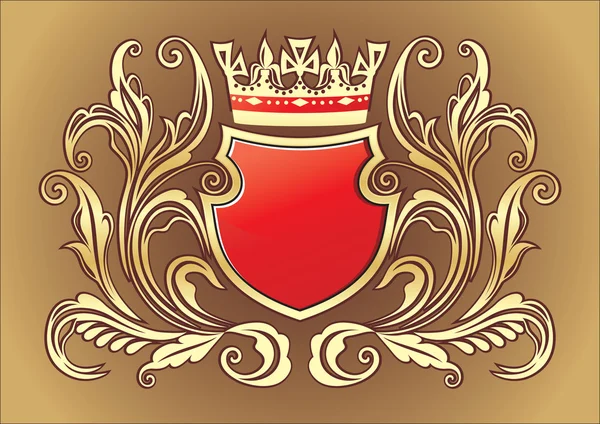 Gold heraldry — Stock Vector